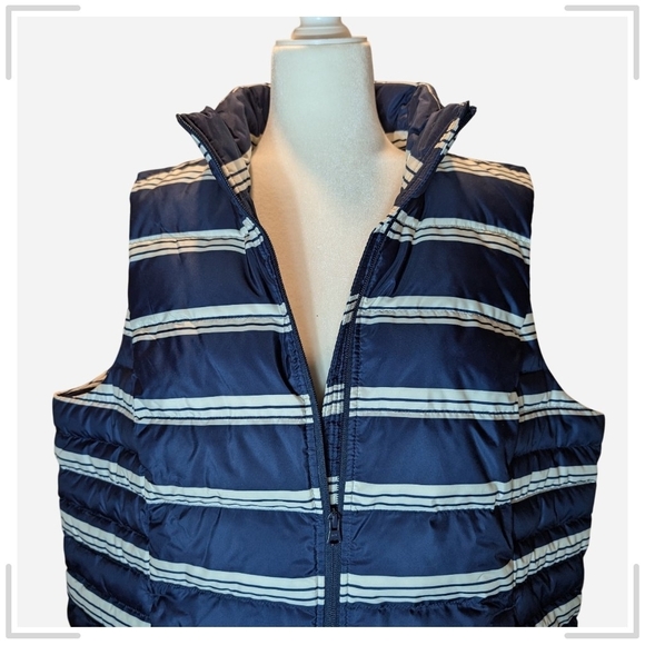 Lands' End Navy Puffer Vest - Picture 4 of 8